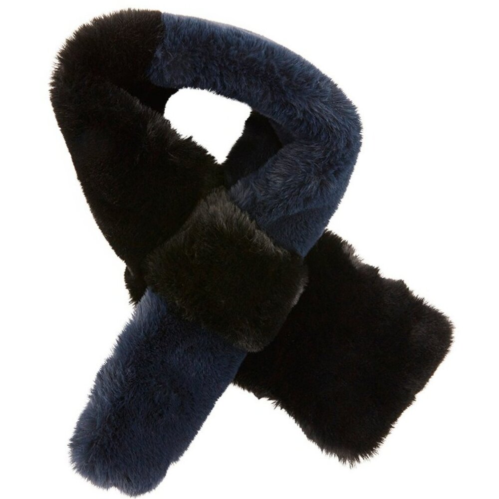Hat Attack Faux Fur Pull Through Scarf